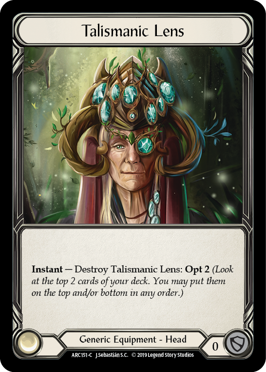 Talismanic Lens [ARC151-C] (Arcane Rising)  1st Edition Normal | Gamers Paradise