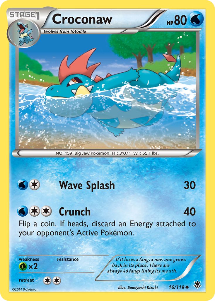 Croconaw (16/119) [XY: Phantom Forces] | Gamers Paradise