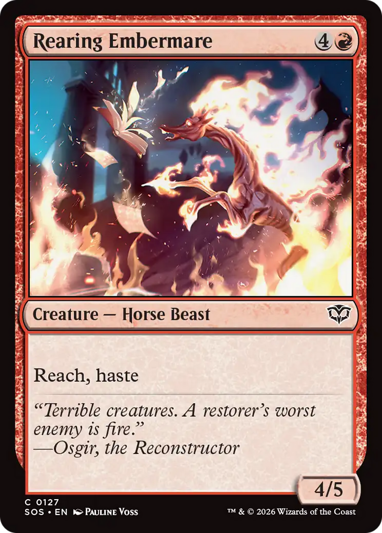 Rearing Embermare [Secrets of Strixhaven] | Gamers Paradise