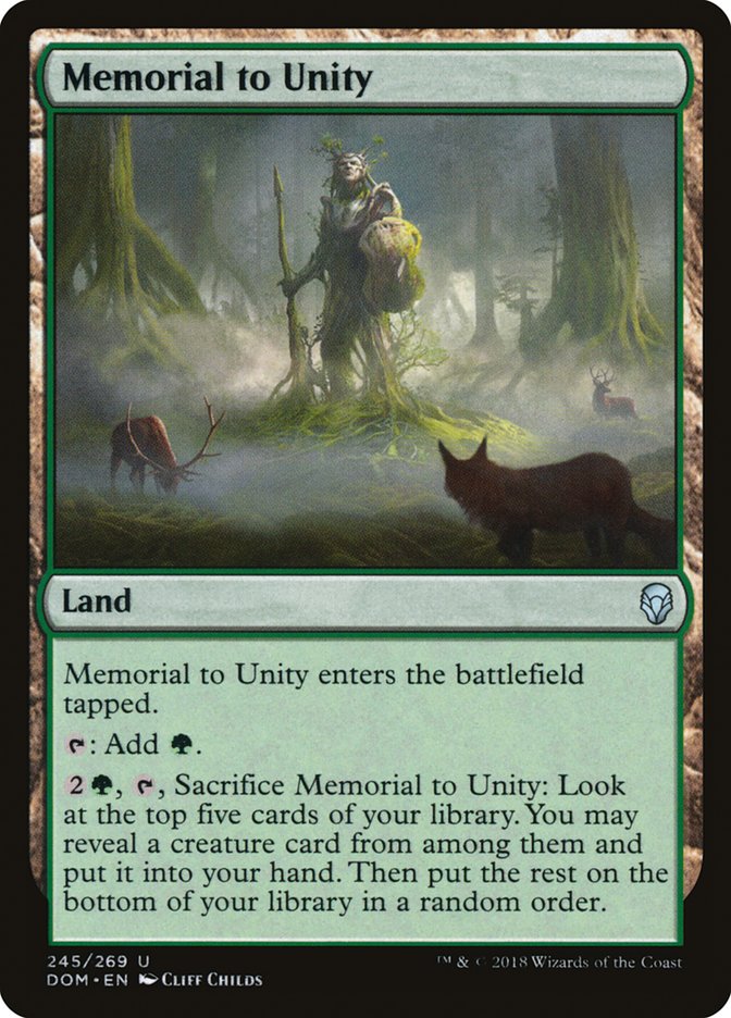 Memorial to Unity [Dominaria] | Gamers Paradise