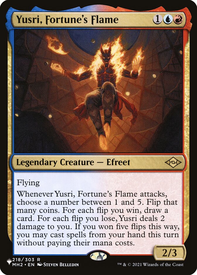 Yusri, Fortune's Flame [Secret Lair: Heads I Win, Tails You Lose] | Gamers Paradise