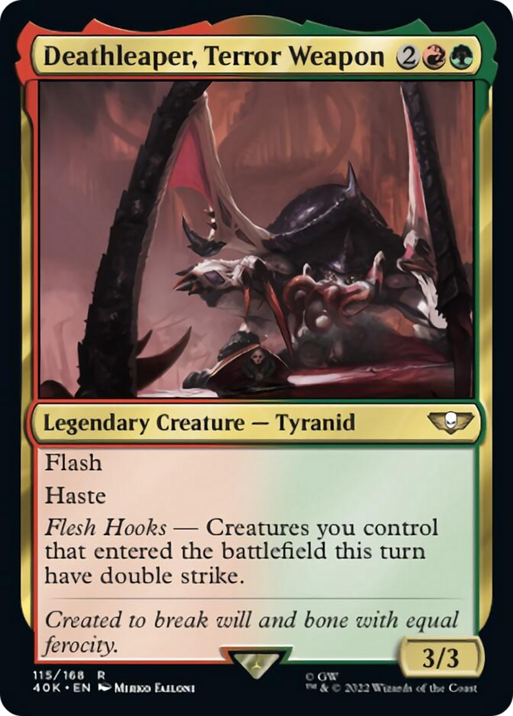 Deathleaper, Terror Weapon (Surge Foil) [Warhammer 40,000] | Gamers Paradise