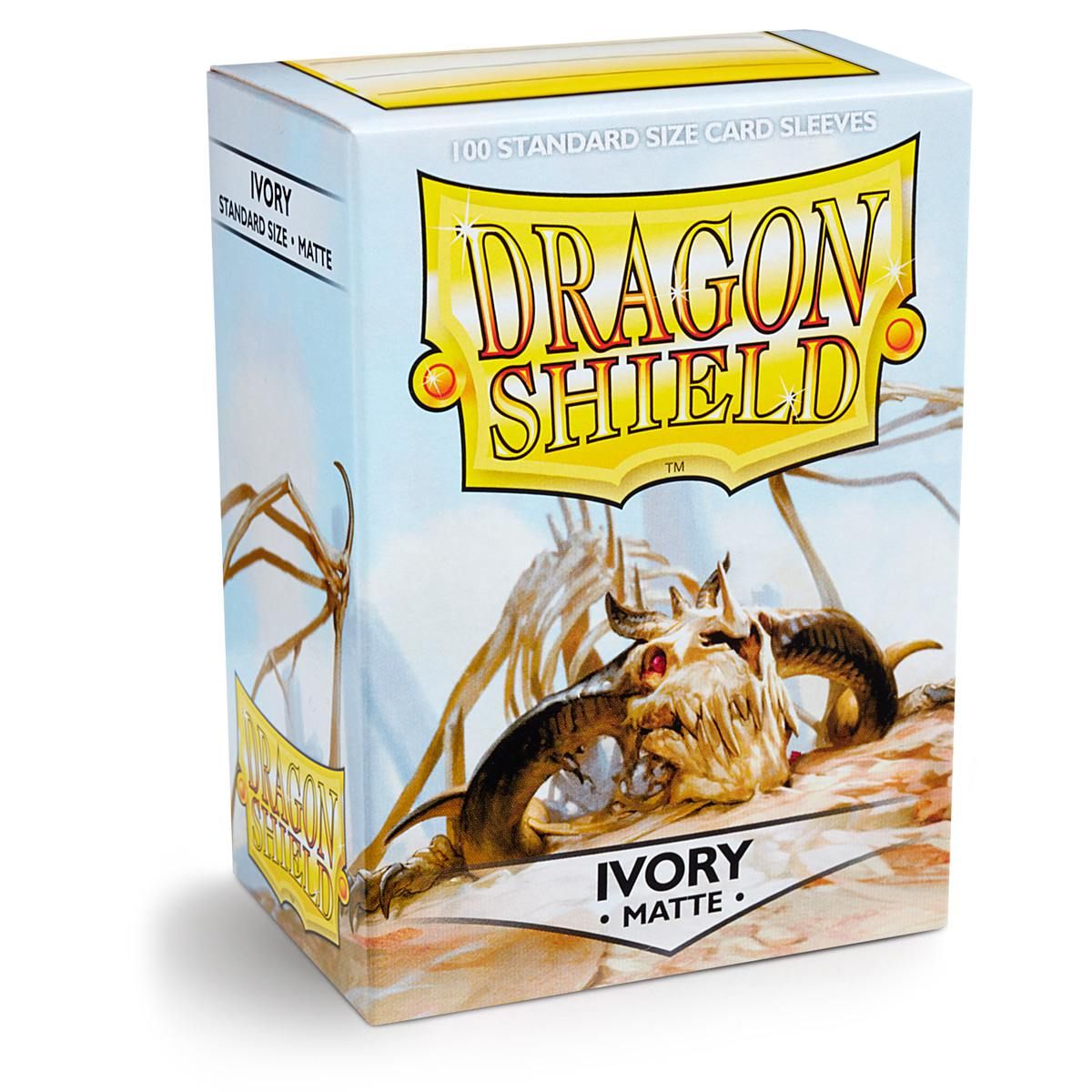 Dragon Shield: Standard 100ct Sleeves - Ivory (Matte) | Gamers Paradise