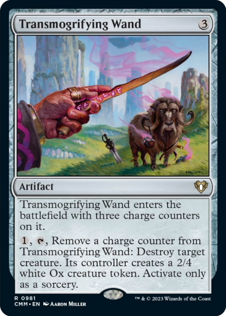 Transmogrifying Wand [Commander Masters] | Gamers Paradise