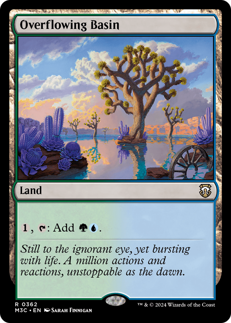 Overflowing Basin (Ripple Foil) [Modern Horizons 3 Commander] | Gamers Paradise