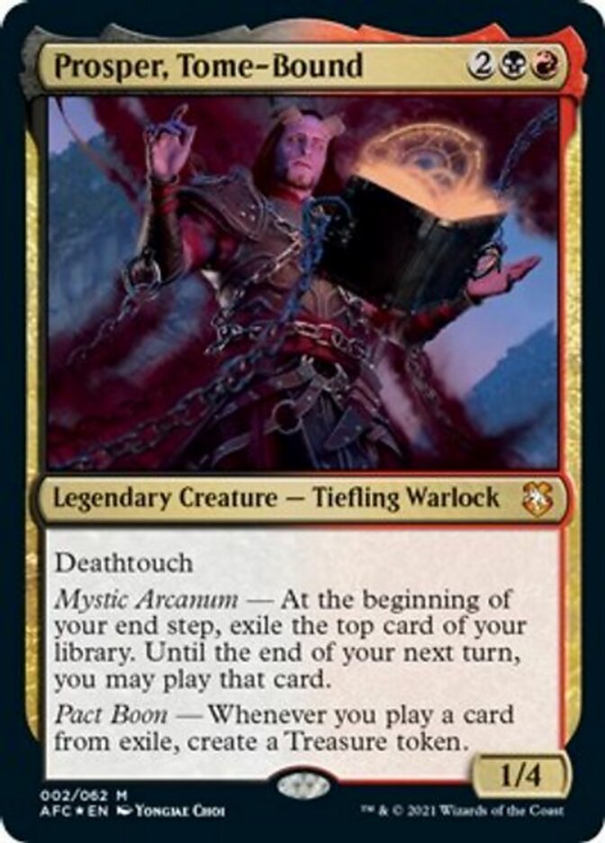Prosper, Tome-Bound (Display Commander) [Dungeons & Dragons: Adventures in the Forgotten Realms Commander] | Gamers Paradise