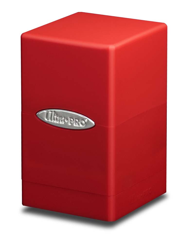 Ultra PRO: Satin Tower - Apple Red | Gamers Paradise