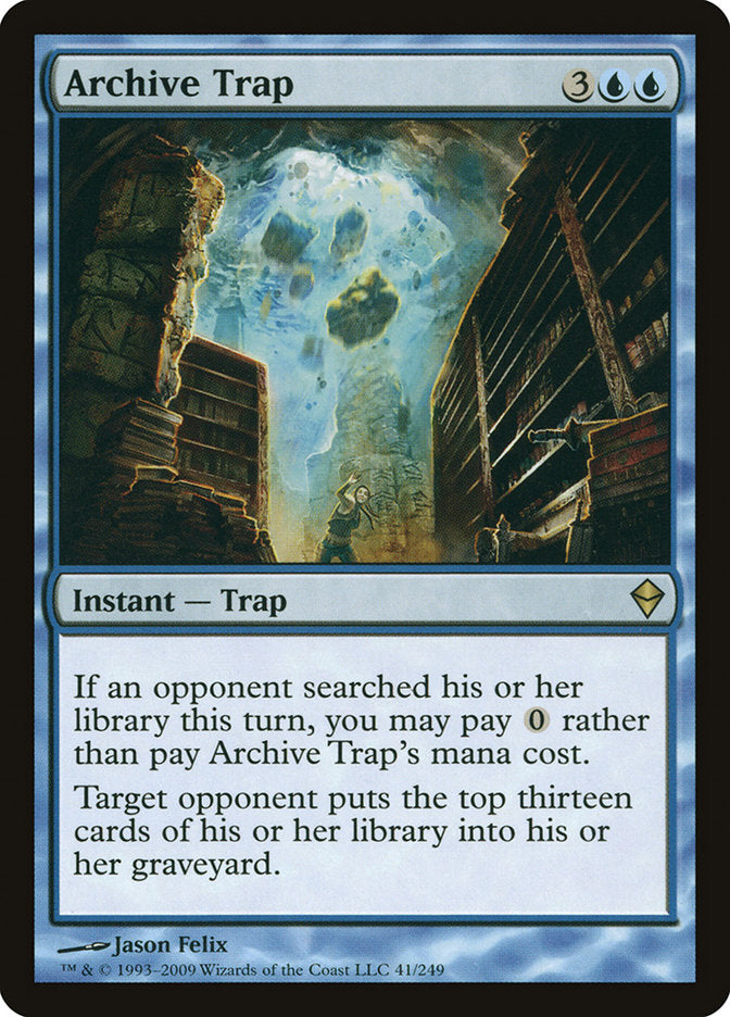 Archive Trap [Zendikar] | Gamers Paradise