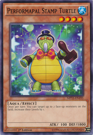 Performapal Stamp Turtle [MP15-EN195] Common | Gamers Paradise