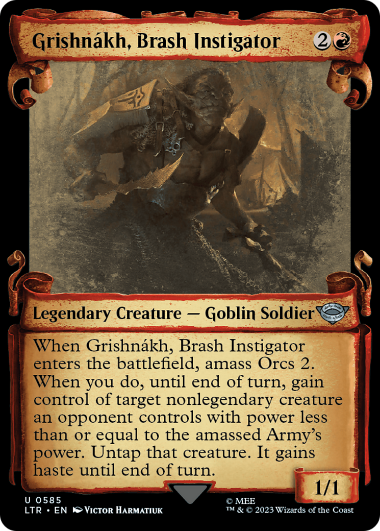 Grishnakh, Brash Instigator [The Lord of the Rings: Tales of Middle-Earth Showcase Scrolls] | Gamers Paradise