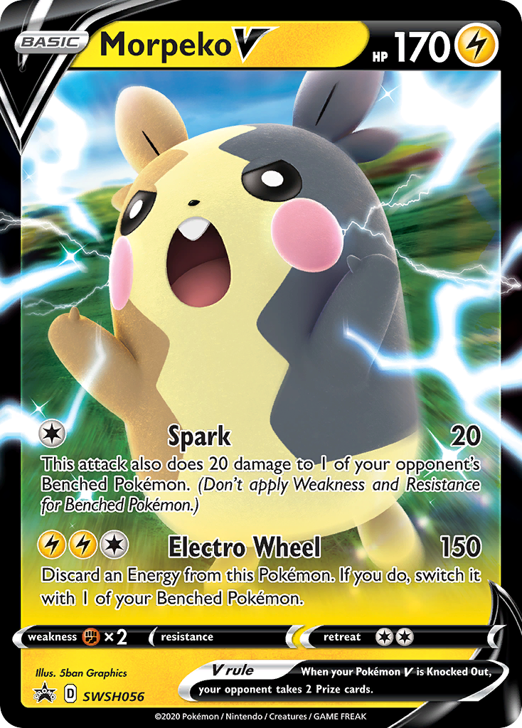 Morpeko V (SWSH056) [Sword & Shield: Black Star Promos] | Gamers Paradise