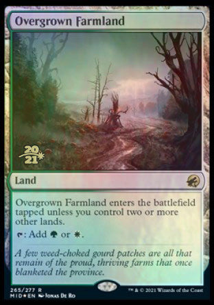 Overgrown Farmland [Innistrad: Midnight Hunt Prerelease Promos] | Gamers Paradise