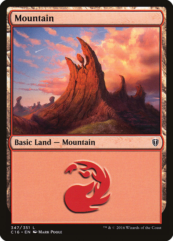Mountain (347) [Commander 2016] | Gamers Paradise