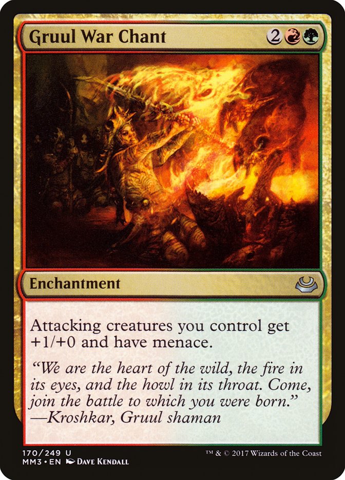 Gruul War Chant [Modern Masters 2017] | Gamers Paradise