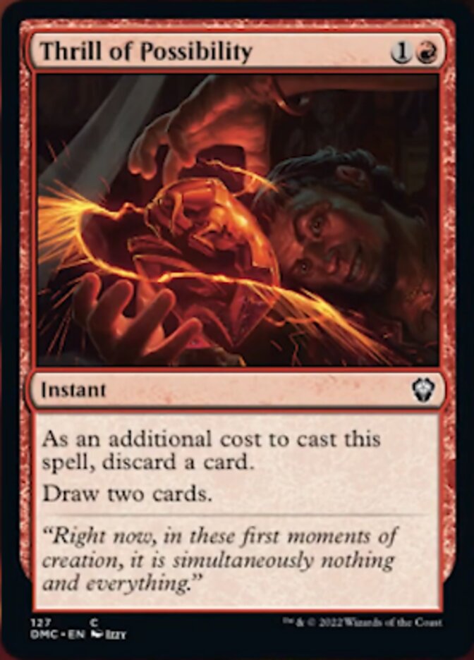 Thrill of Possibility [Dominaria United Commander] | Gamers Paradise