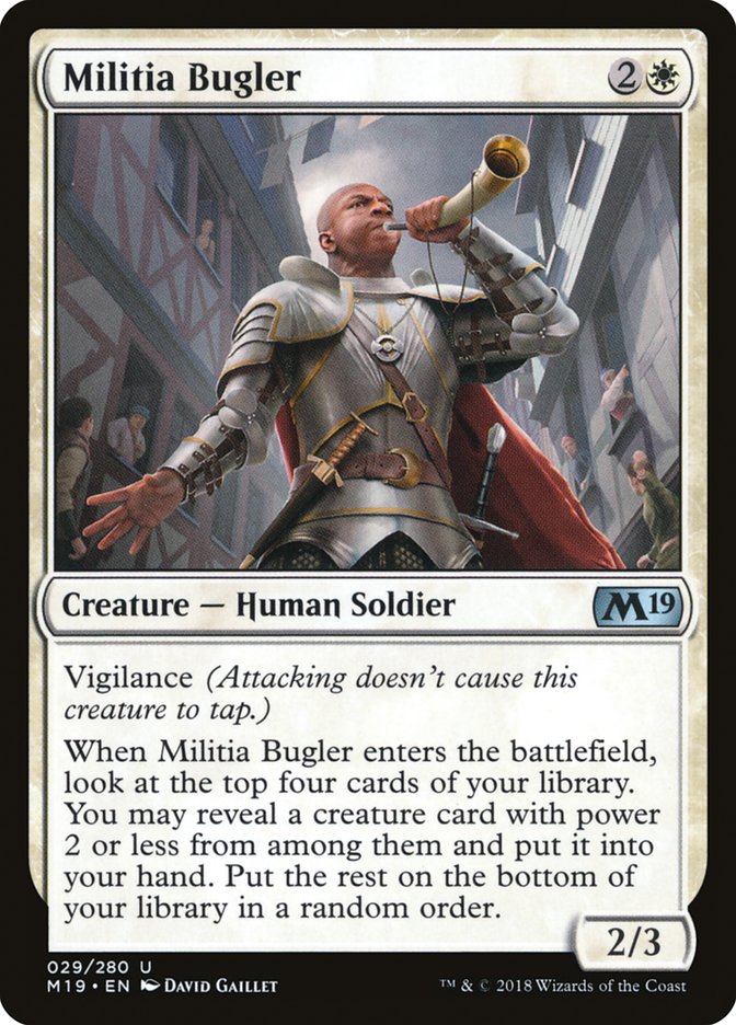 Militia Bugler [Core Set 2019] | Gamers Paradise