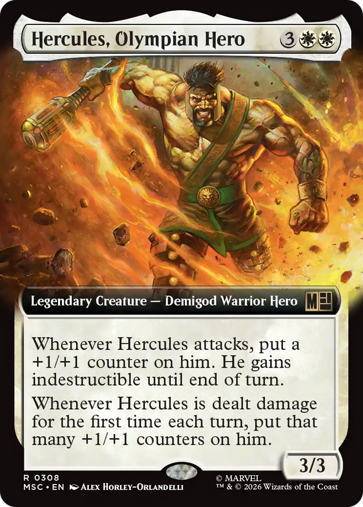 Hercules, Olympian Hero (Extended Art) [Marvel Super Heroes Commander] | Gamers Paradise