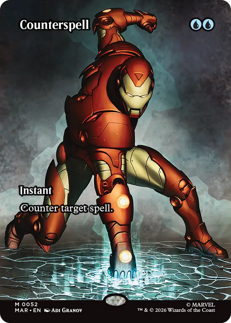Counterspell (Borderless) (0052) [Marvel Universe: Eternal-Legal] | Gamers Paradise