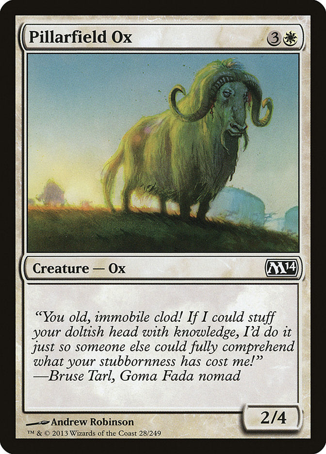 Pillarfield Ox [Magic 2014] | Gamers Paradise