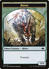Soldier (004) // Rhino (013) Double-Sided Token [Modern Horizons Tokens] | Gamers Paradise