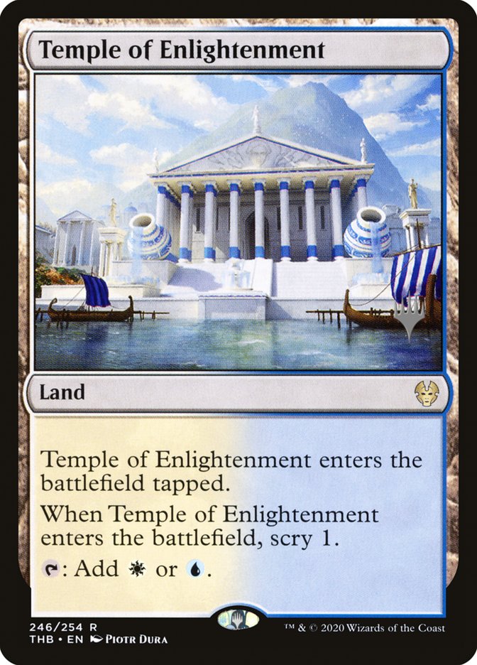 Temple of Enlightenment (Promo Pack) [Theros Beyond Death Promos] | Gamers Paradise
