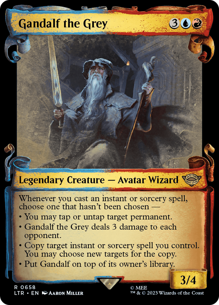 Gandalf the Grey [The Lord of the Rings: Tales of Middle-Earth Showcase Scrolls] | Gamers Paradise