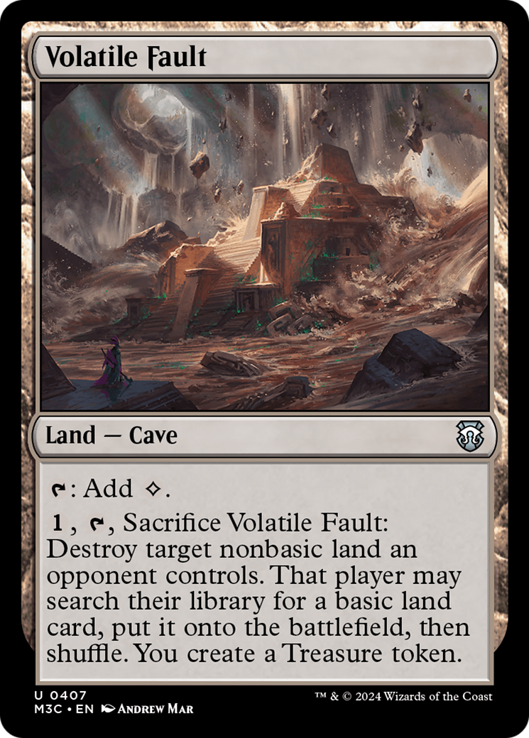 Volatile Fault (Ripple Foil) [Modern Horizons 3 Commander] | Gamers Paradise