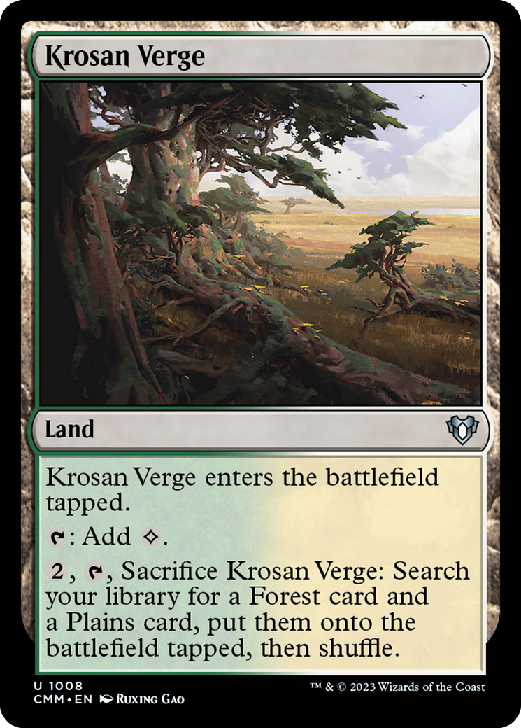 Krosan Verge [Commander Masters] | Gamers Paradise