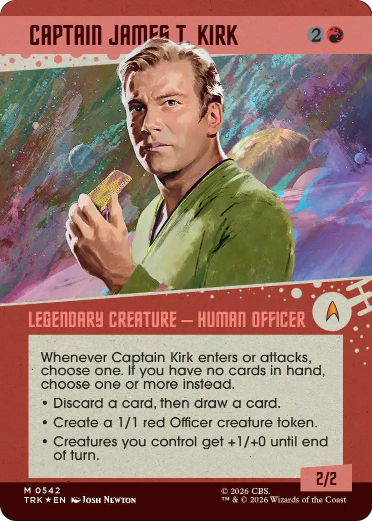 Captain James T. Kirk (Showcase) (Surge Foil) [Star Trek] | Gamers Paradise