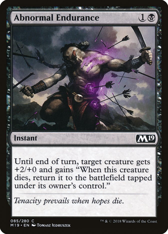 Abnormal Endurance [Core Set 2019] | Gamers Paradise