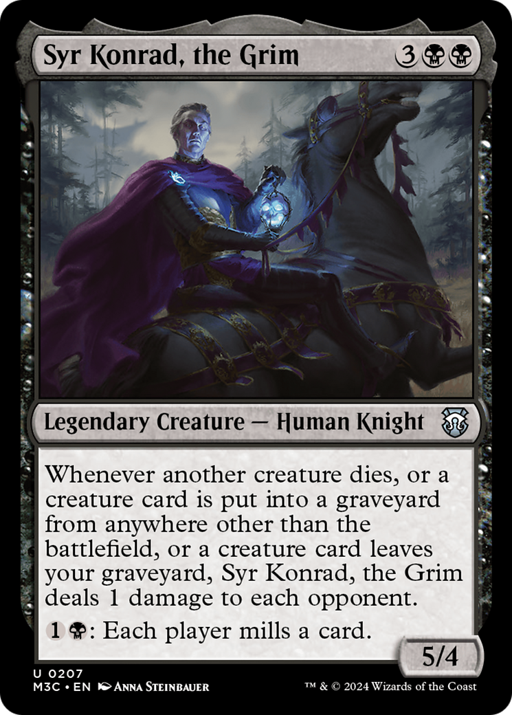 Syr Konrad, the Grim (Ripple Foil) [Modern Horizons 3 Commander] | Gamers Paradise