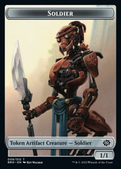 Powerstone // Soldier (009) Double-Sided Token [The Brothers' War Tokens] | Gamers Paradise