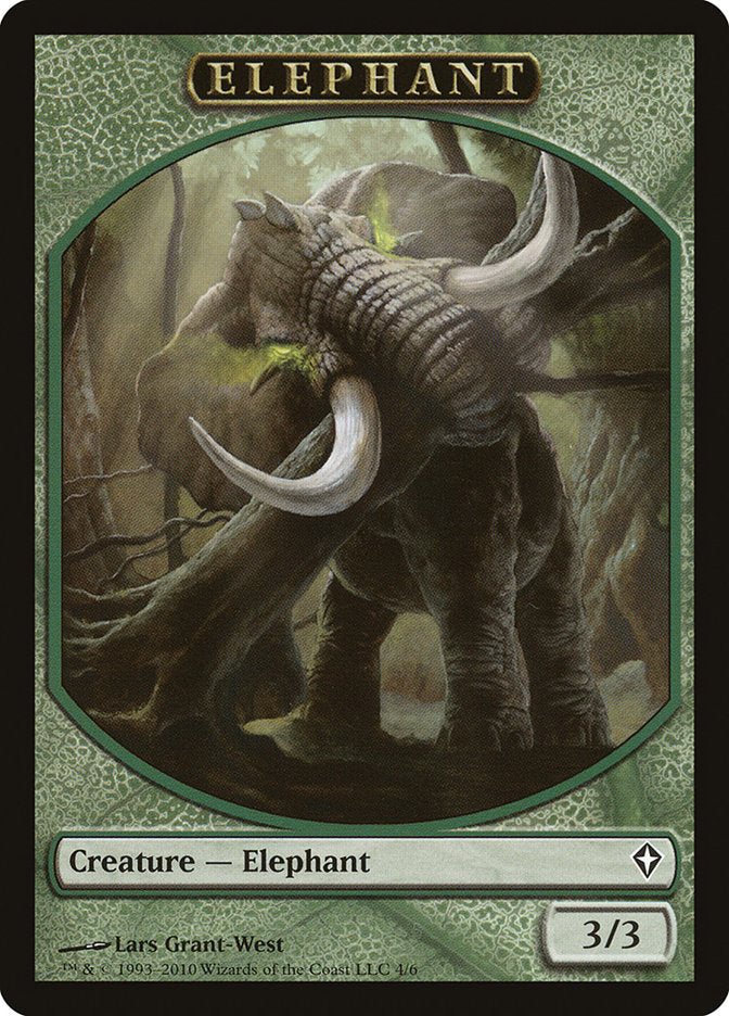 Elephant Token [Worldwake Tokens] | Gamers Paradise
