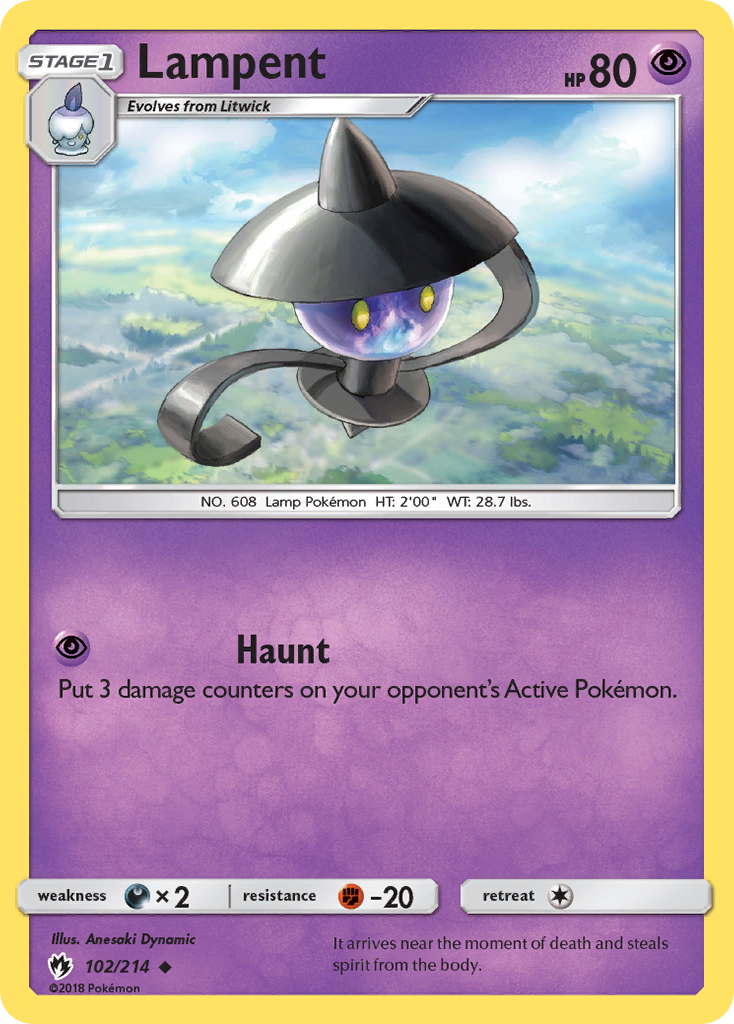 Lampent (102/214) [Sun & Moon: Lost Thunder] | Gamers Paradise