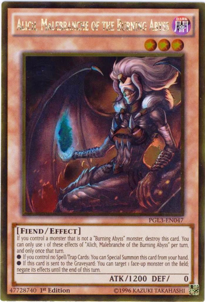 Alich, Malebranche of the Burning Abyss [PGL3-EN047] Gold Rare | Gamers Paradise