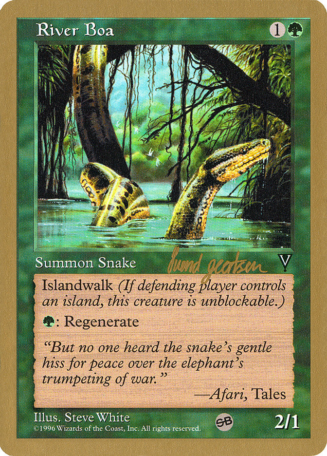 River Boa (Svend Geertsen) (SB) [World Championship Decks 1997] | Gamers Paradise