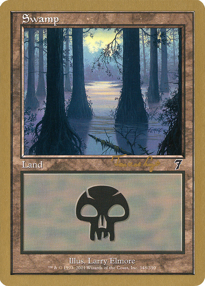 Swamp (tvdl348) (Tom van de Logt) [World Championship Decks 2001] | Gamers Paradise