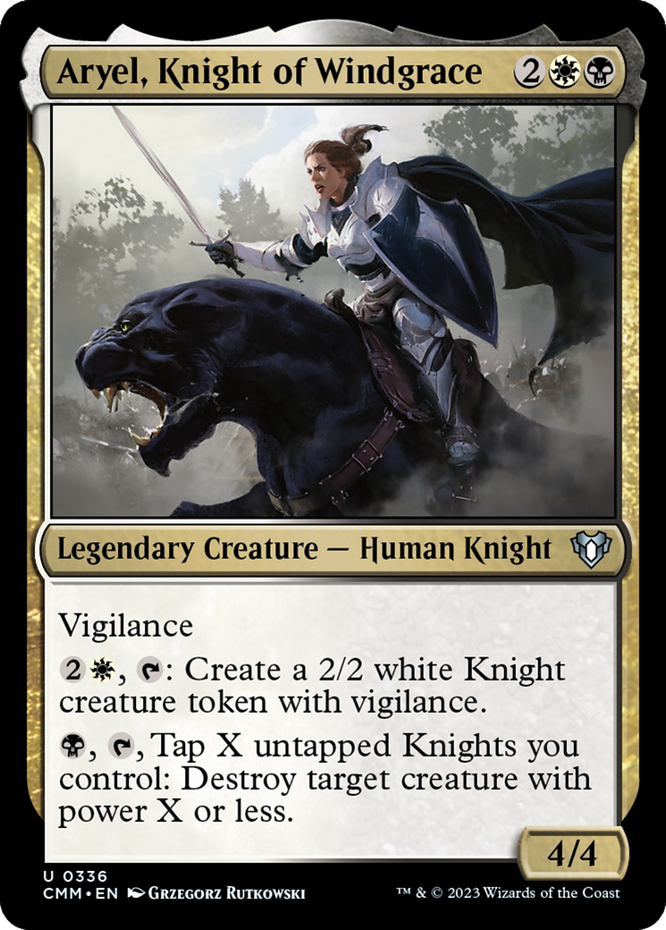 Aryel, Knight of Windgrace [Commander Masters] | Gamers Paradise