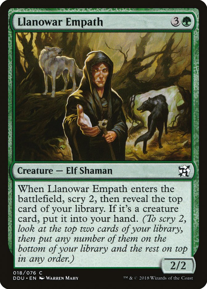 Llanowar Empath [Duel Decks: Elves vs. Inventors] | Gamers Paradise