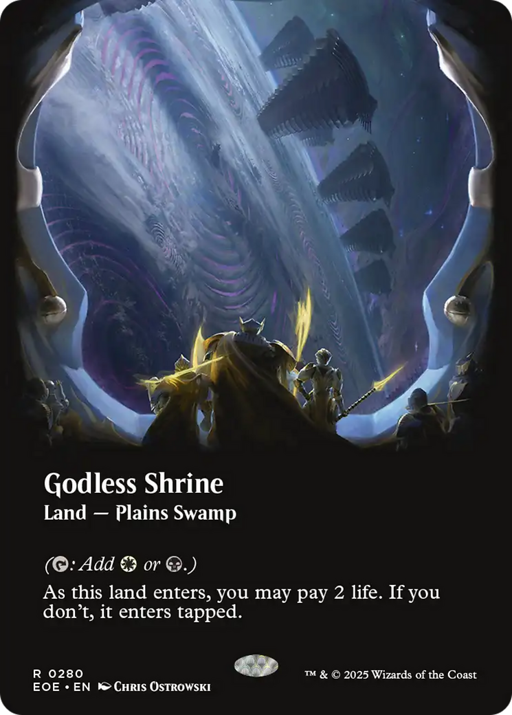 Godless Shrine (Borderless) [Edge of Eternities] | Gamers Paradise
