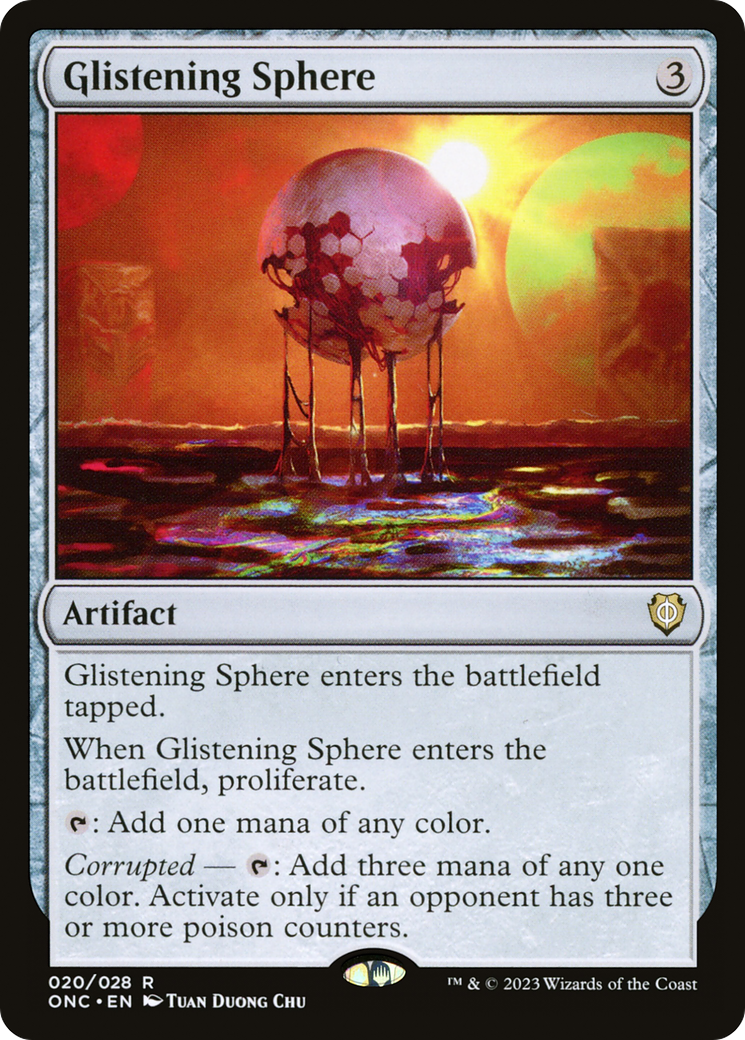 Glistening Sphere [Phyrexia: All Will Be One Commander] | Gamers Paradise