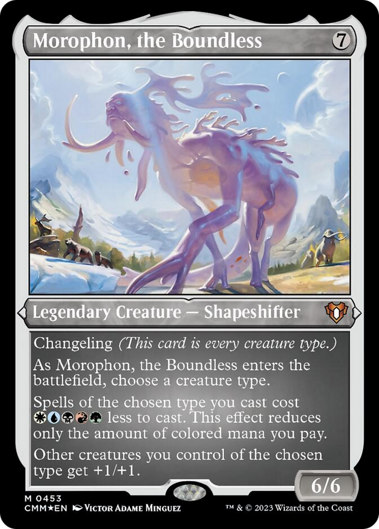 Morophon, the Boundless (Foil Etched) [Commander Masters] | Gamers Paradise