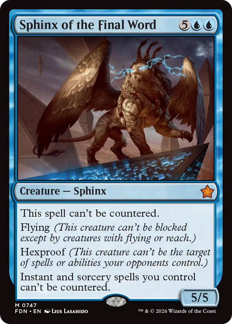 Sphinx of the Final Word (0747) [Foundations] | Gamers Paradise