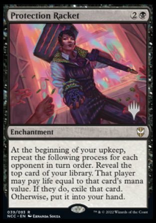 Protection Racket (Promo Pack) [Streets of New Capenna Commander Promos] | Gamers Paradise