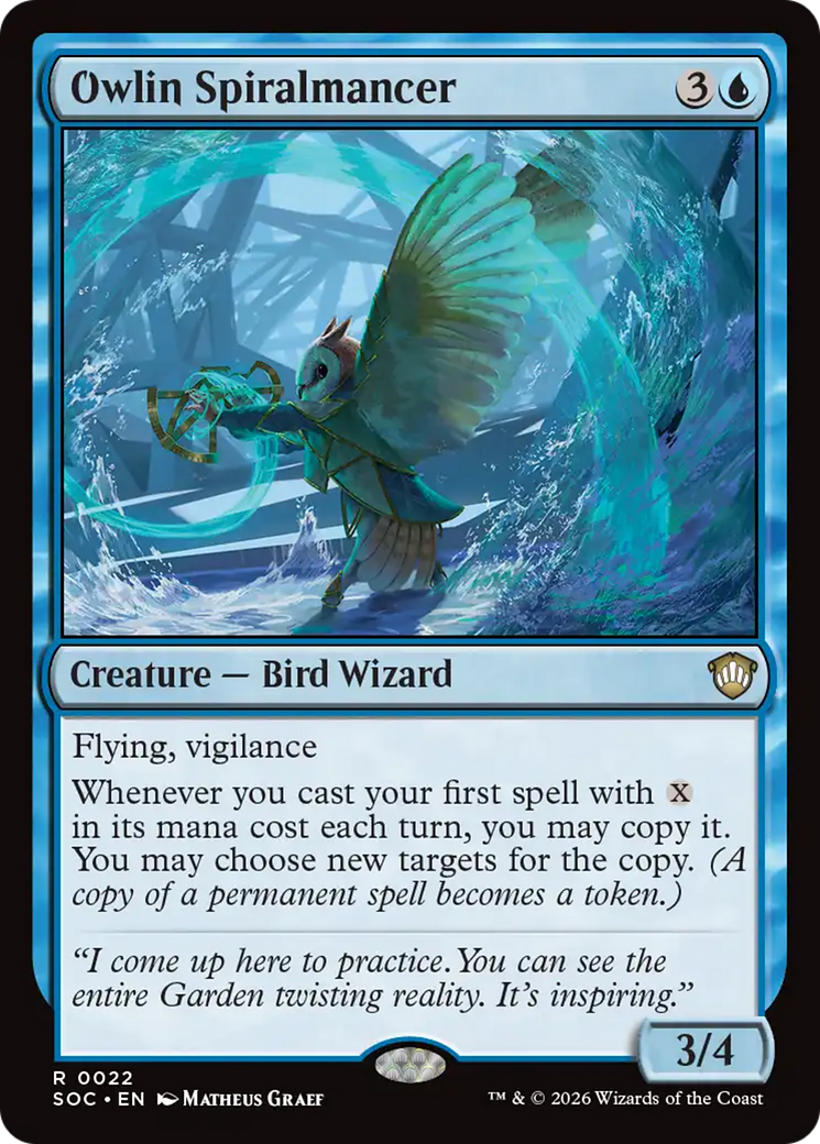 Owlin Spiralmancer [Secrets of Strixhaven Commander] | Gamers Paradise
