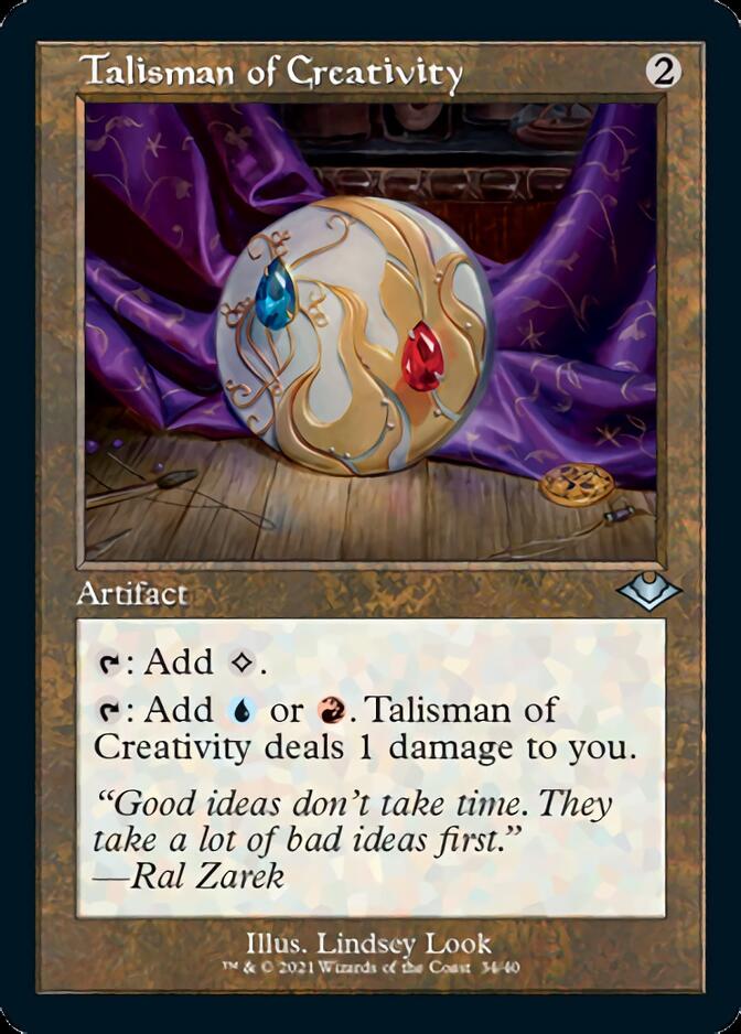 Talisman of Creativity (Retro Foil Etched) [Modern Horizons 2] | Gamers Paradise