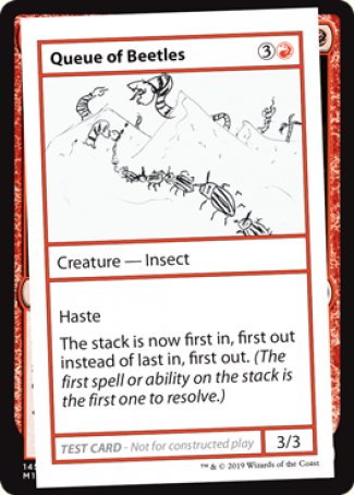 Queue of Beetles (2021 Edition) [Mystery Booster Playtest Cards] | Gamers Paradise