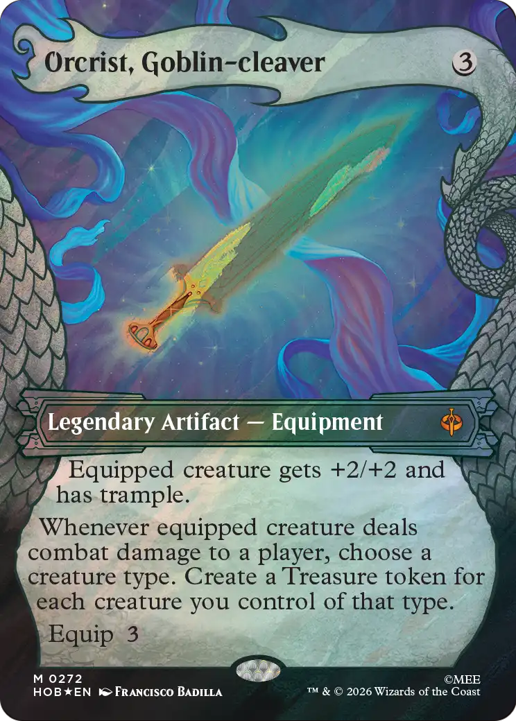 Orcrist, Goblin-cleaver (Showcase) (Surge Foil) [The Hobbit] | Gamers Paradise