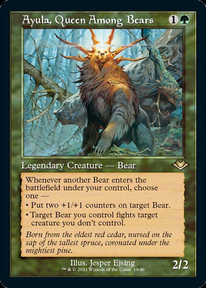 Ayula, Queen Among Bears (Retro Foil Etched) [Modern Horizons] | Gamers Paradise