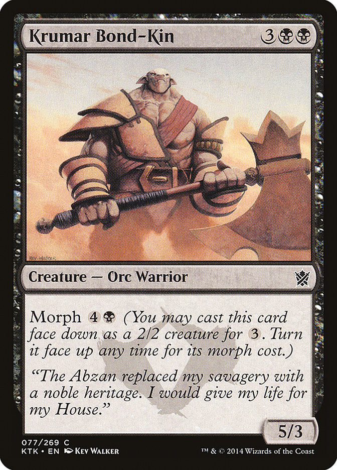 Krumar Bond-Kin [Khans of Tarkir] | Gamers Paradise